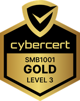 CyberCert SMB1001 Gold Level 3 certified