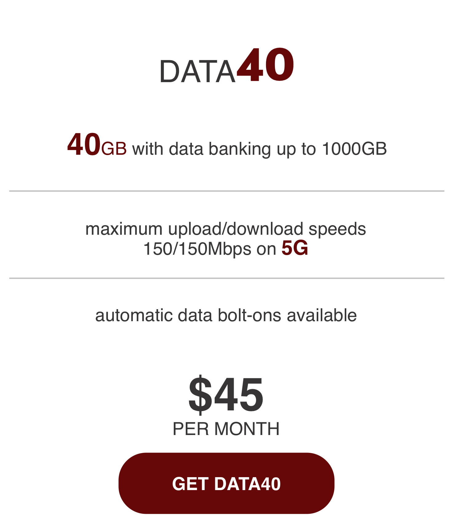 Data40 40GB